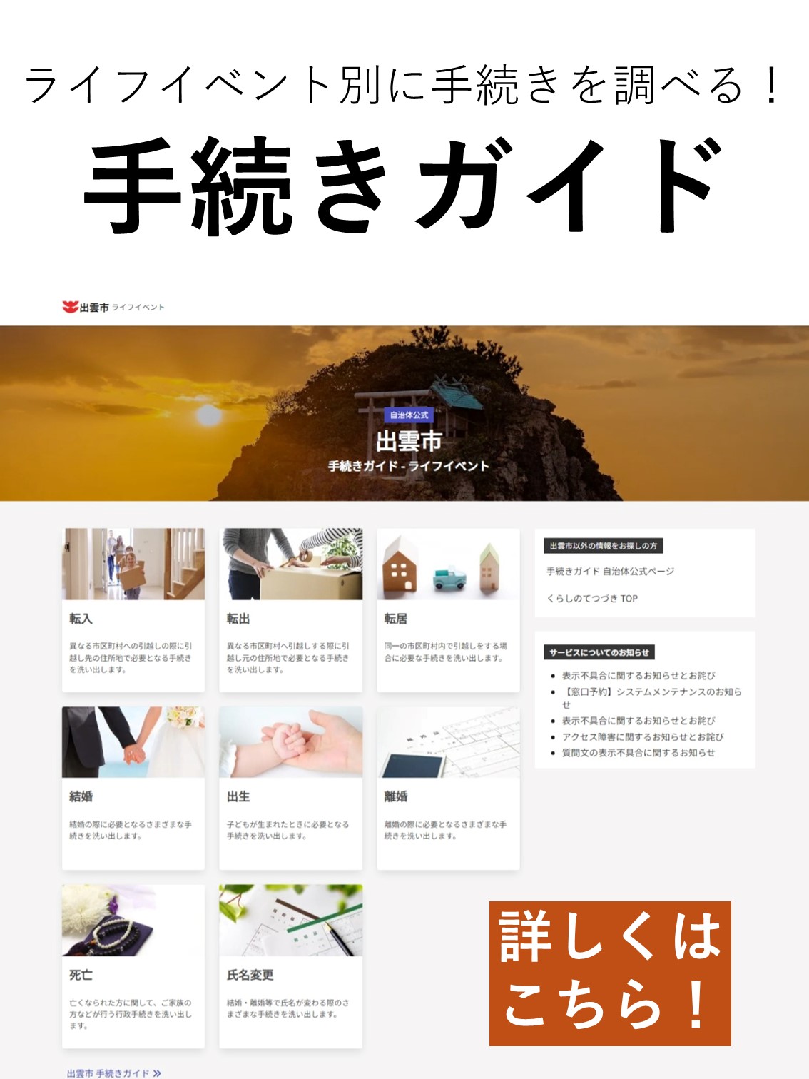 くらしの手続きガイド