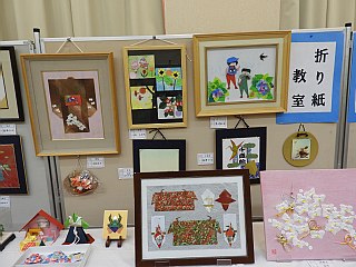 文化祭　折り紙展示