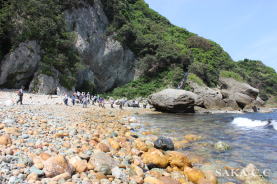 赤浦に到着