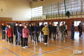 屋内グラウンドゴルフ大会