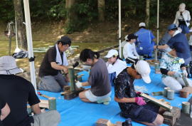 竹食器づくり写真