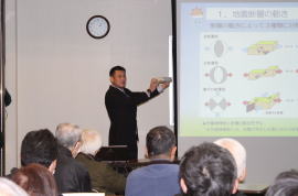 防災研修座学写真