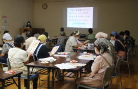 須佐地区出前健康講座写真