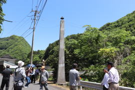 昭和記念塔へまち歩き写真