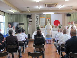 慰霊祭の様子