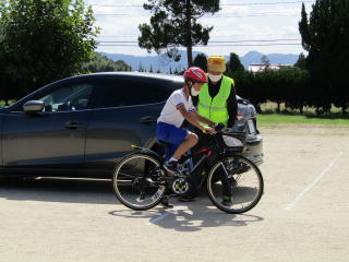 自転車教室見守り