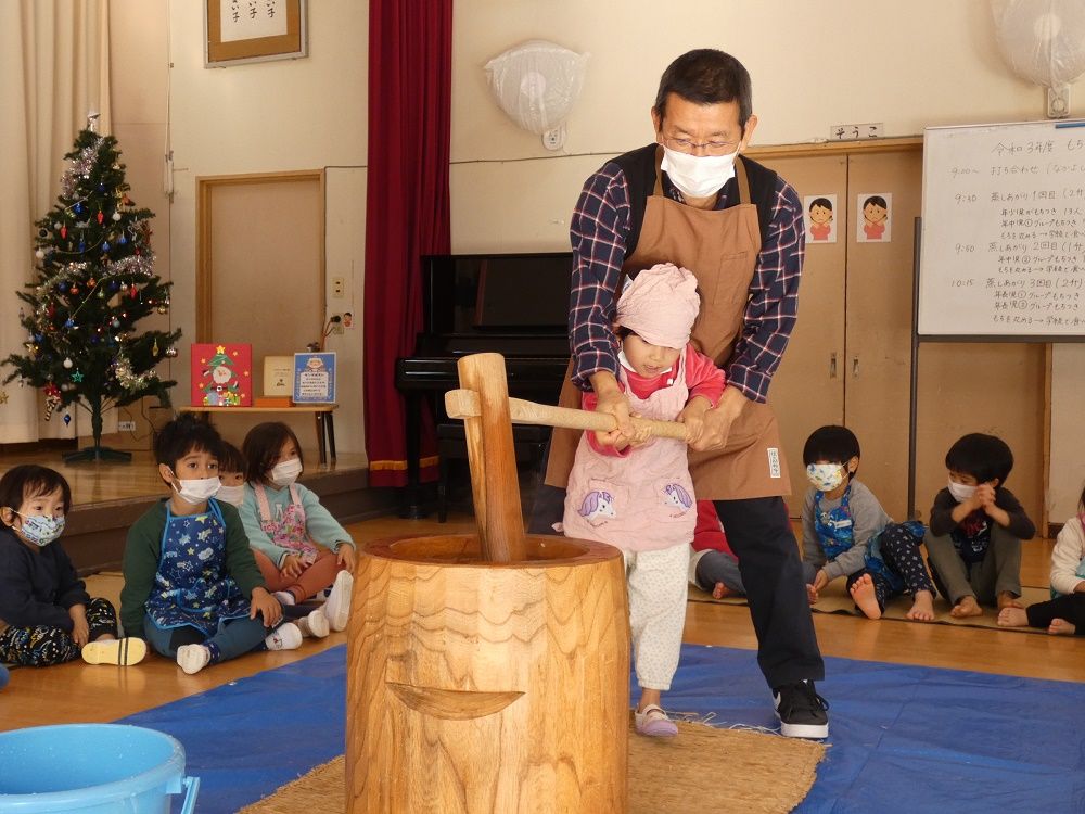 餅つき会