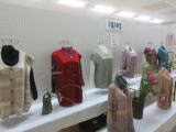 手編み教室の展示