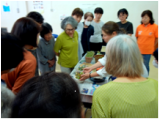講師のお手本の様子