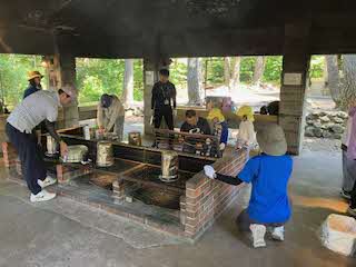 炊飯活動写真