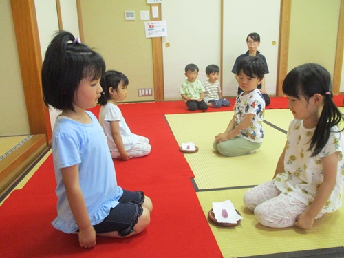 園児の集合写真