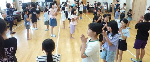 羽根盆踊り練習