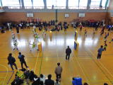 高松小体育館で雪合戦