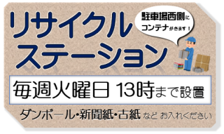 リサイクルステーション開設情報