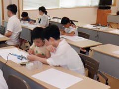 親子ではんだごてに挑戦