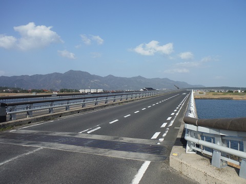 くにびき海岸大橋全景