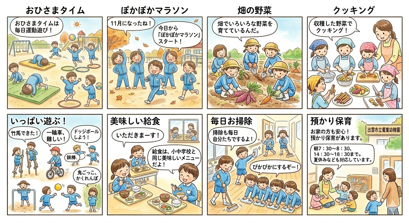 鳶巣幼稚園の1日