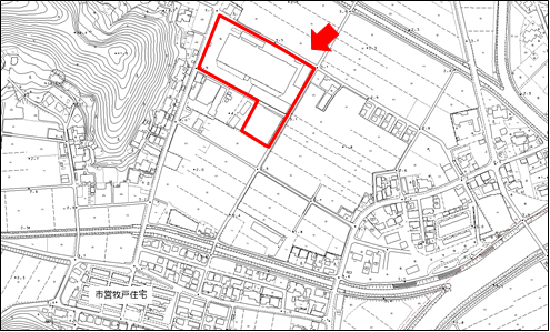 平田工場位置図