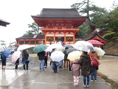 日御碕神社に到着時の写真