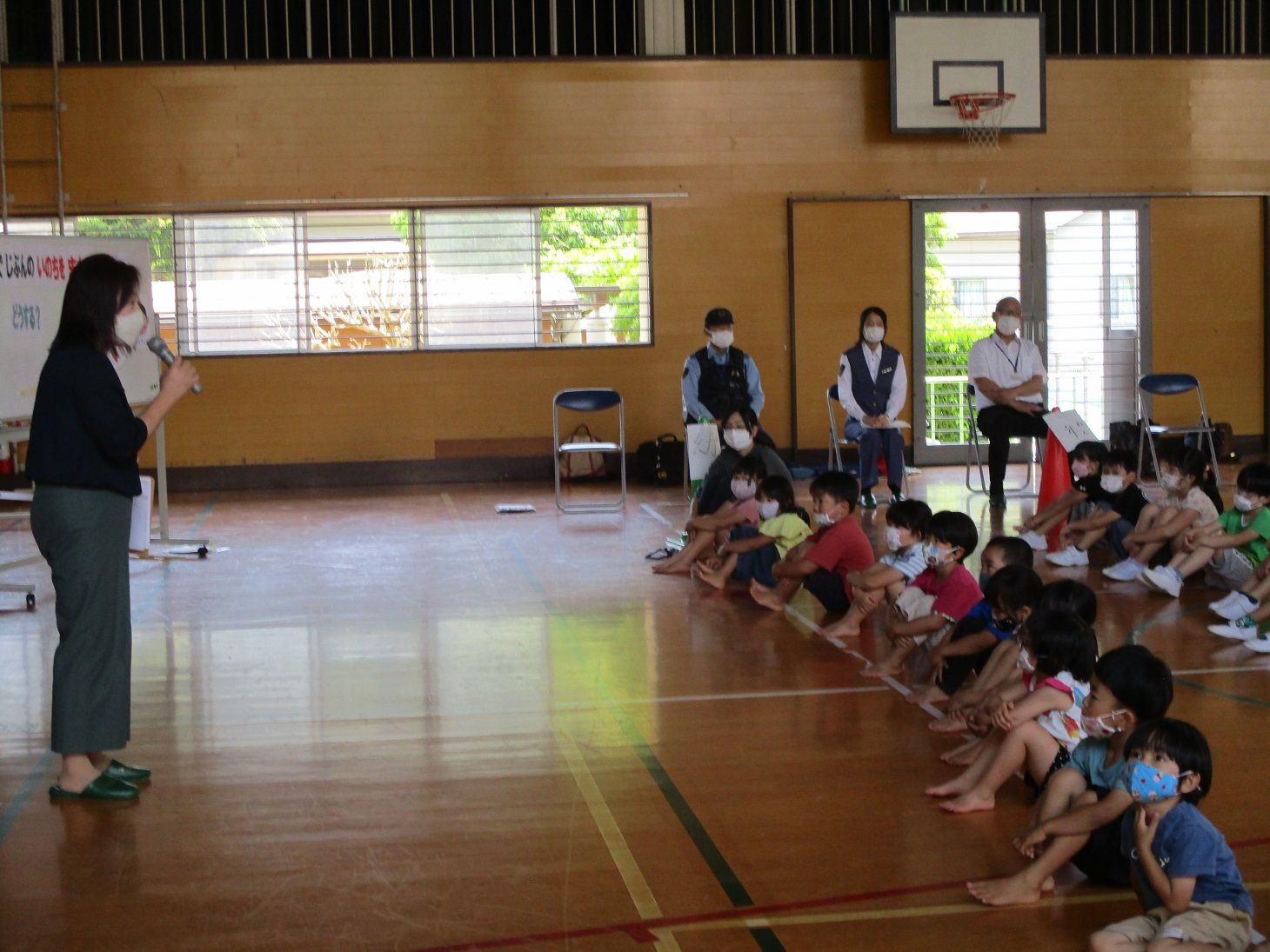 防犯教室写真