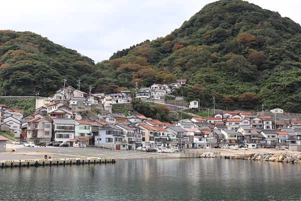 小伊津の町並み