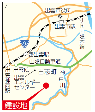 建設位置図