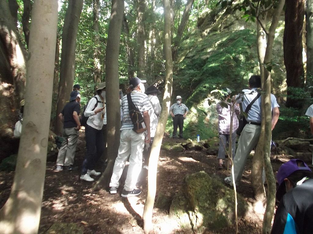 立いわ神社を見学する受講者の写真