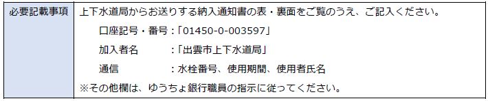 中国管外のゆうちょ銀行窓口