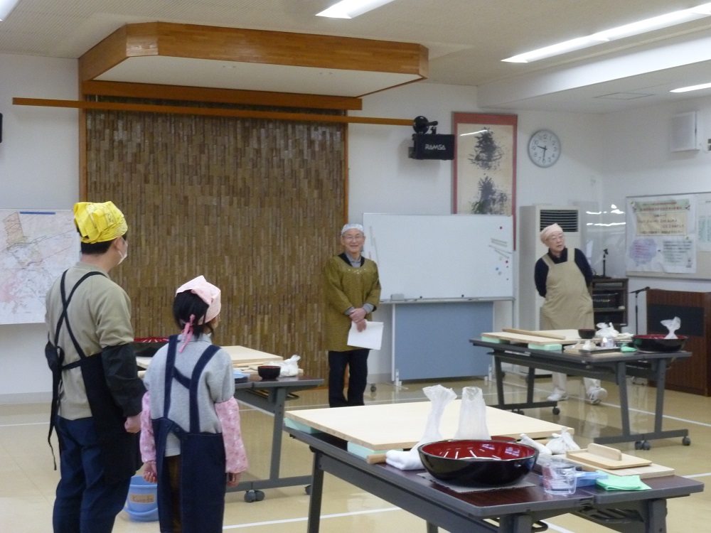 そば打ち体験１