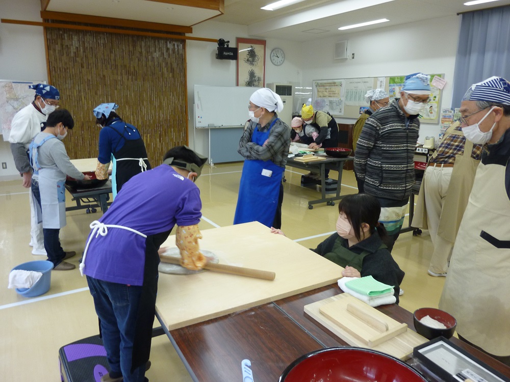 そば打ち体験５