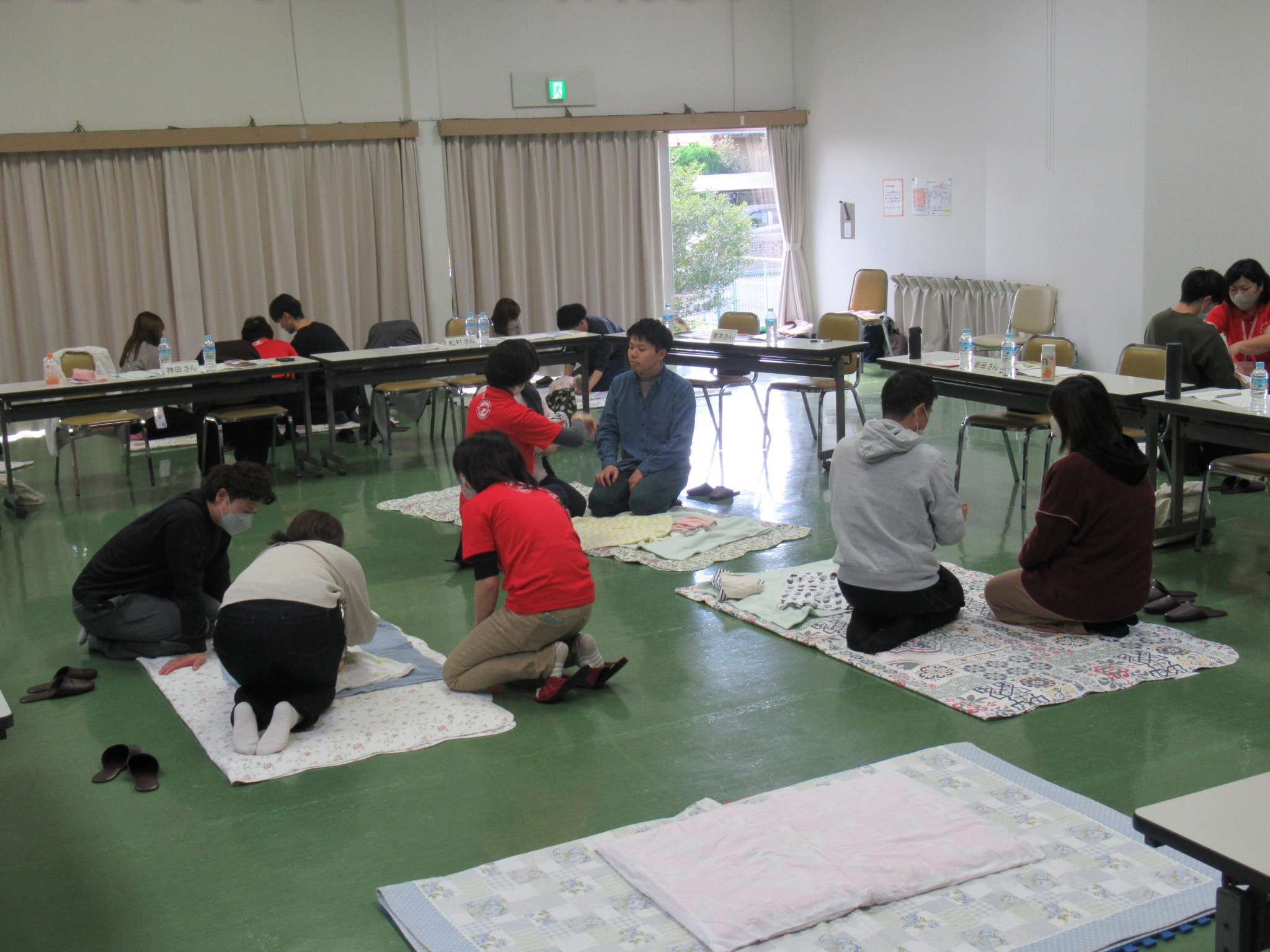 みんなで実践中