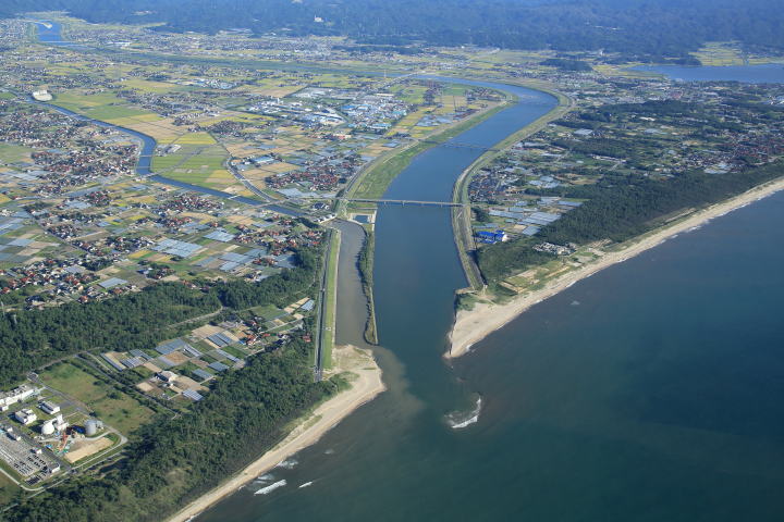 神戸川河口